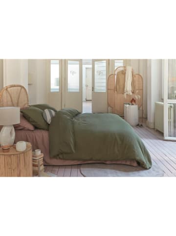 Beddinghouse Kissen ''Bold'' in Grün/ Creme - Ø 40 cm