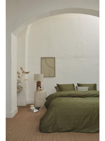 Beddinghouse Kussen ''Bold'' groen/crème - (L)45 x (B)45 cm