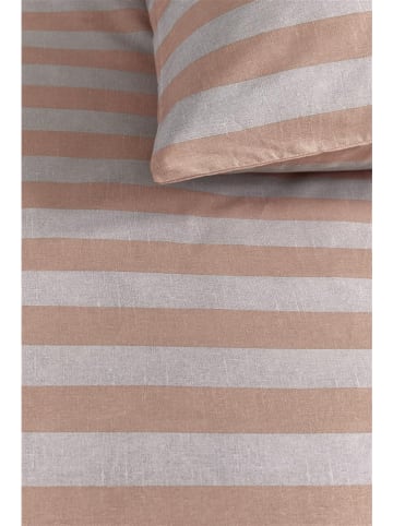 Beddinghouse Beddengoedset ''Bold Stripe'' lichtroze/grijs