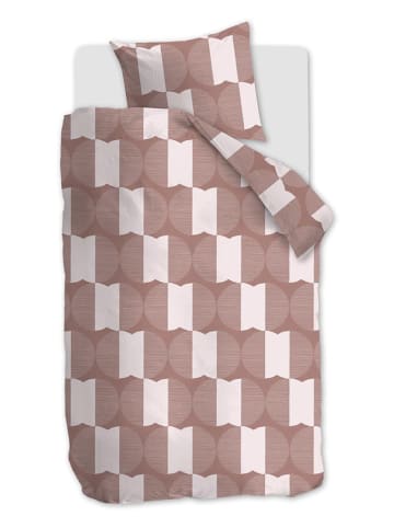 Beddinghouse Beddengoedset "Check Mate" lichtroze/wit