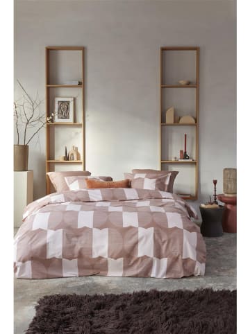 Beddinghouse Beddengoedset "Check Mate" lichtroze/wit