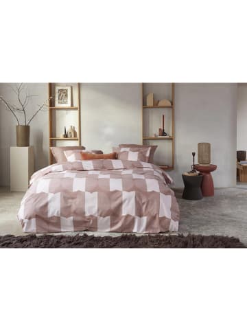 Beddinghouse Bettwäsche-Set "Check Mate" in Rosa/ Weiß