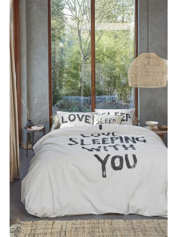 Beddinghouse Beddengoedset "Love Sleep" grijs/zwart