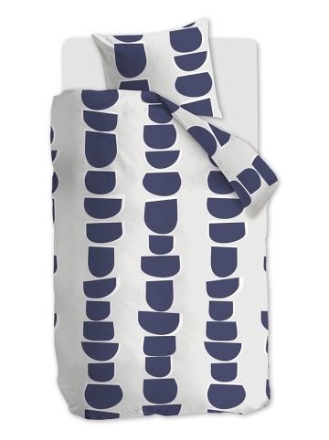 Beddinghouse Bettwäsche-Set "Moons" in Grau/ Blau