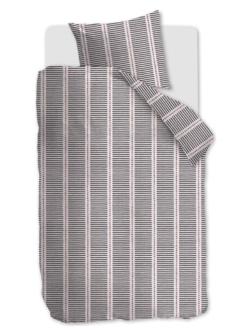 Beddinghouse Beddengoedset ''Stip and Stripe'' crème/grijs
