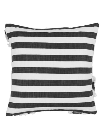 Beddinghouse Kussen ''Stripe & Eye'' wit/zwart - (L)50 x (B)50 cm