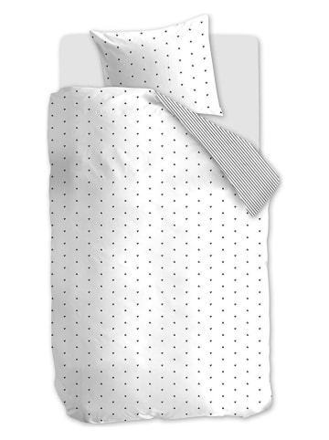 Beddinghouse Komplet pościeli "Striped Love" w kolorze białym