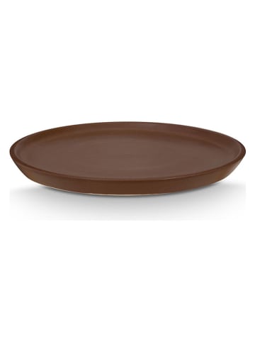 New Edition 2er-Set: Frühstücksteller in Braun - Ø 23 cm
