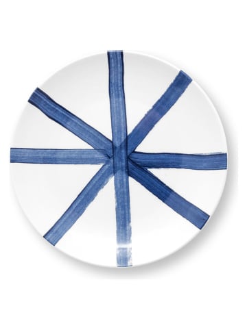 New Edition broodborden blauw/wit - Ø 12 cm