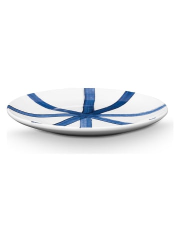 New Edition Talerz w kolorze biało-niebieskim na pieczywo - Ø 12 cm