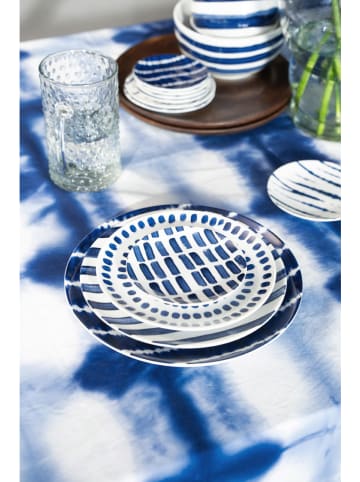 New Edition broodborden blauw/wit - Ø 15 cm