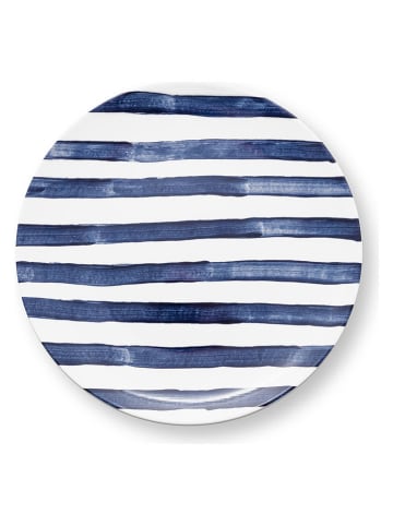 New Edition Speiseteller in Blau/ Weiß - Ø 25,5 cm