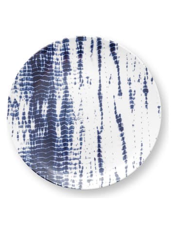 New Edition Dinerbord ''Tie-Dye'' blauw/wit - Ø 25,5 cm