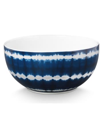 New Edition Schale ''Tie-Dye'' in Blau/ Weiß - Ø 15 cm