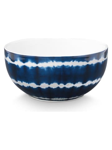 New Edition Kom ''Tie-Dye'' blauw/wit - Ø 15 cm