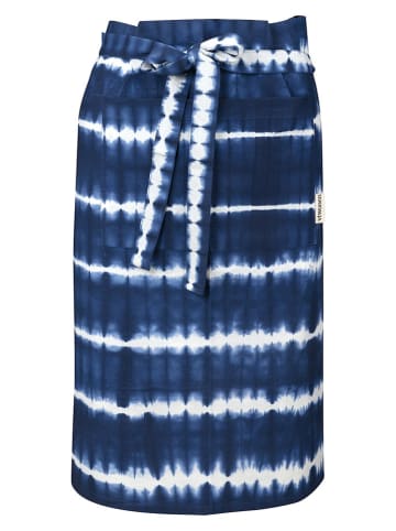 New Edition Halbschürze ''Tie-Dye'' in Blau - (L)91 x (B)93 cm