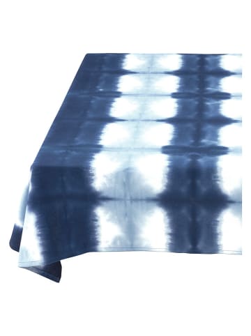 New Edition Tischdecke ''Tie-Dye'' in Blau/ Weiß - (L)250 x (B)150 cm