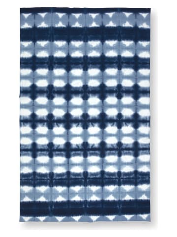 New Edition Tischdecke ''Tie-Dye'' in Blau/ Weiß - (L)250 x (B)150 cm