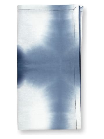 New Edition 2-delige set: servetten ''Tie-Dye'' blauw/wit - (L)50 x (B)50 cm