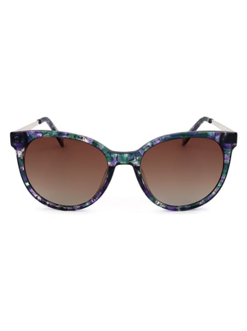 Escada Damen-Sonnenbrille in Grün/ Blau/ Braun
