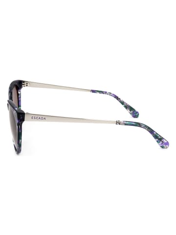 Escada Damen-Sonnenbrille in Grün/ Blau/ Braun