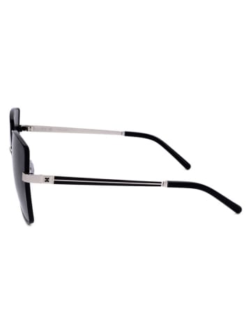 Escada Damskie okulary przeciwsłoneczne w kolorze srebrno-czarno-granatowym