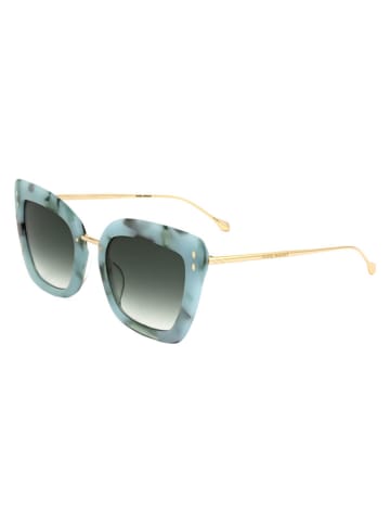 ISABEL MARANT ÉTOILE Damen-Sonnenbrille in Türkis-Gold/ Grün