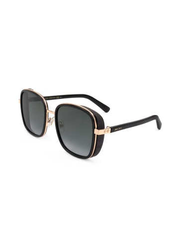 Jimmy Choo Damen-Sonnenbrille in Schwarz/ Gold