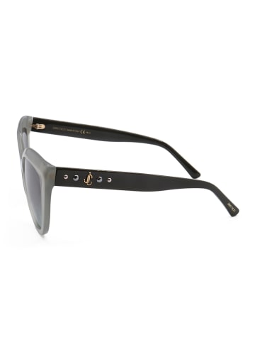 Jimmy Choo Damskie okulary przeciwsłoneczne w kolorze szaro-czarnym