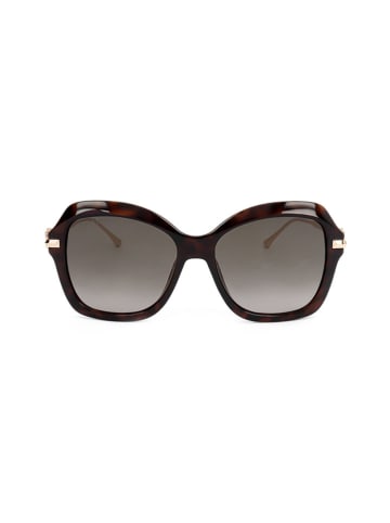 Jimmy Choo Damen-Sonnenbrille in Schwarz/ Gold