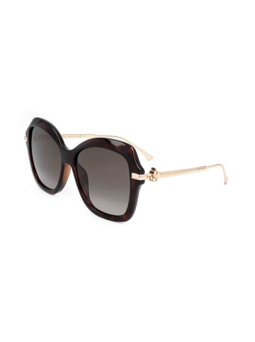 Jimmy Choo Damen-Sonnenbrille in Schwarz/ Gold