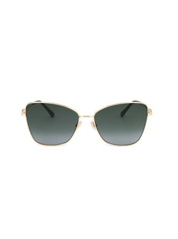 Jimmy Choo Damen-Sonnenbrille in Grau/ Gold