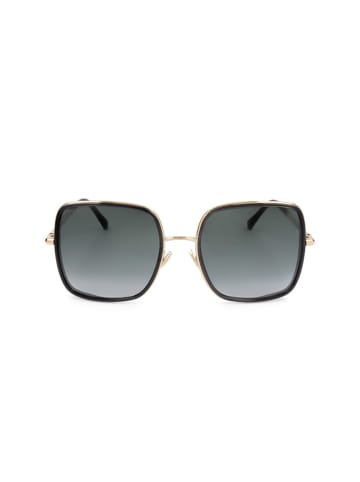 Jimmy Choo Damen-Sonnenbrille in Gold/ Schwarz