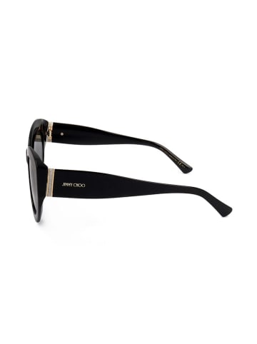 Jimmy Choo Damskie okulary przeciwsłoneczne w kolorze czarnym