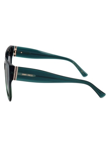 Jimmy Choo Damen-Sonnenbrille in Dunkelblau/ Grün