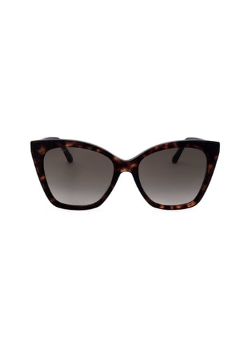 Jimmy Choo Damen-Sonnenbrille in Schwarz-Braun/ Grau