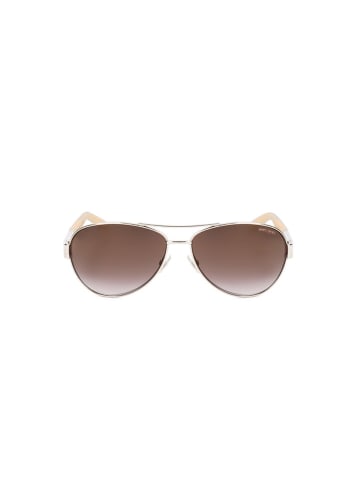 Jimmy Choo Damen-Sonnenbrille in Gold/ Hellbraun