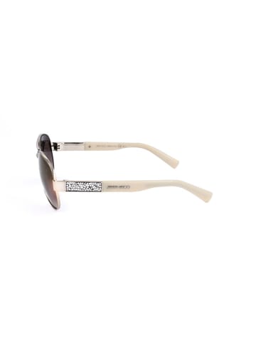 Jimmy Choo Damen-Sonnenbrille in Gold/ Hellbraun