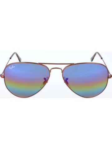 Ray Ban Męskie okulary przeciwsłoneczne w kolorze jasnoróżowym