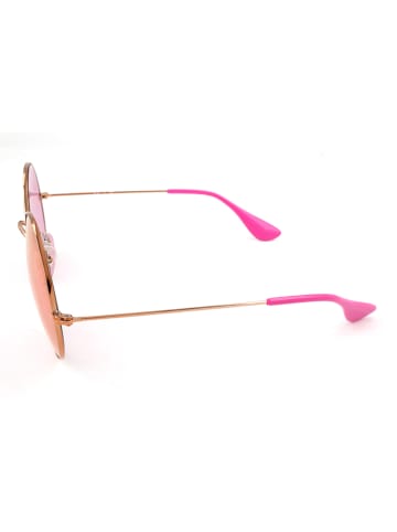Ray Ban Dameszonnebril goudkleurig/lichtroze