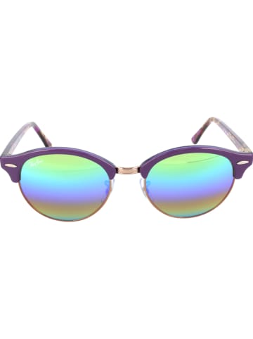 Ray Ban Okulary przeciwsłoneczne unisex w kolorze fioletowo-żółtym