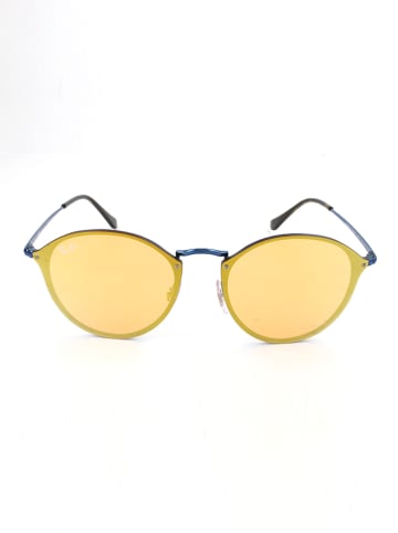 Ray Ban Damen-Sonnenbrille in Blau-Braun/ Gelb