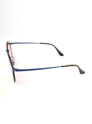 Ray Ban Damskie okulary przeciwsłoneczne w kolorze niebiesko-brązowo-żółtym