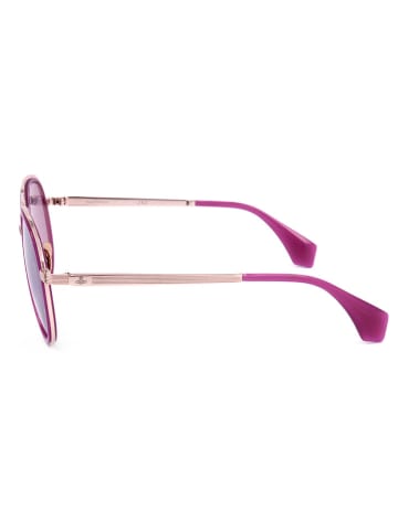 Vivienne Westwood Unisex-Sonnenbrille in Gold/ Lila
