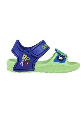 Dinosaur Sandalen "Dinosaur" blauw/groen