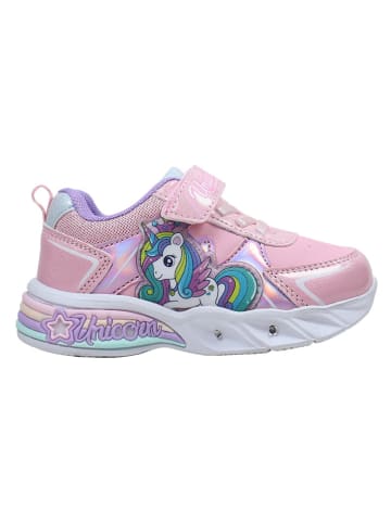 Unicorn Sneakers lichtroze/wit
