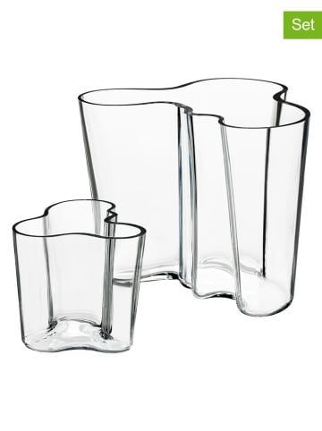 iittala 2er-Set: Vasen ''Aalto''