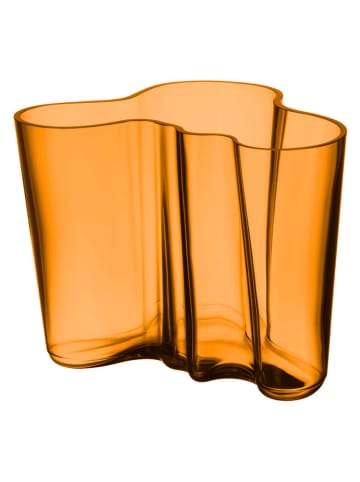 iittala Wazon "Aalto" w kolorze pomarańczowym - wys. 16 cm