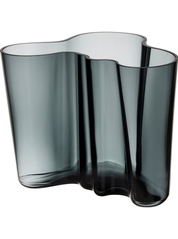 iittala Vaas "Aalto" donkergrijs - (H)16 cm
