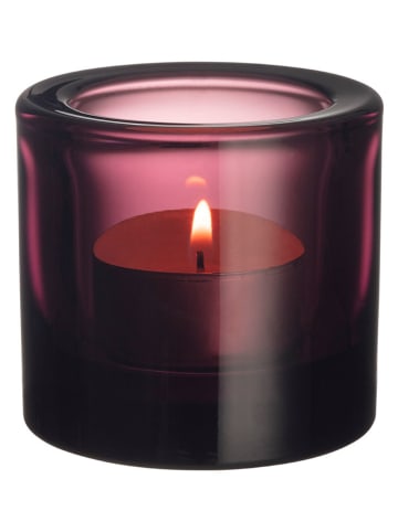 iittala Windlicht ''Kivi'' bordeaux - (H)6 x Ø 7,2 cm